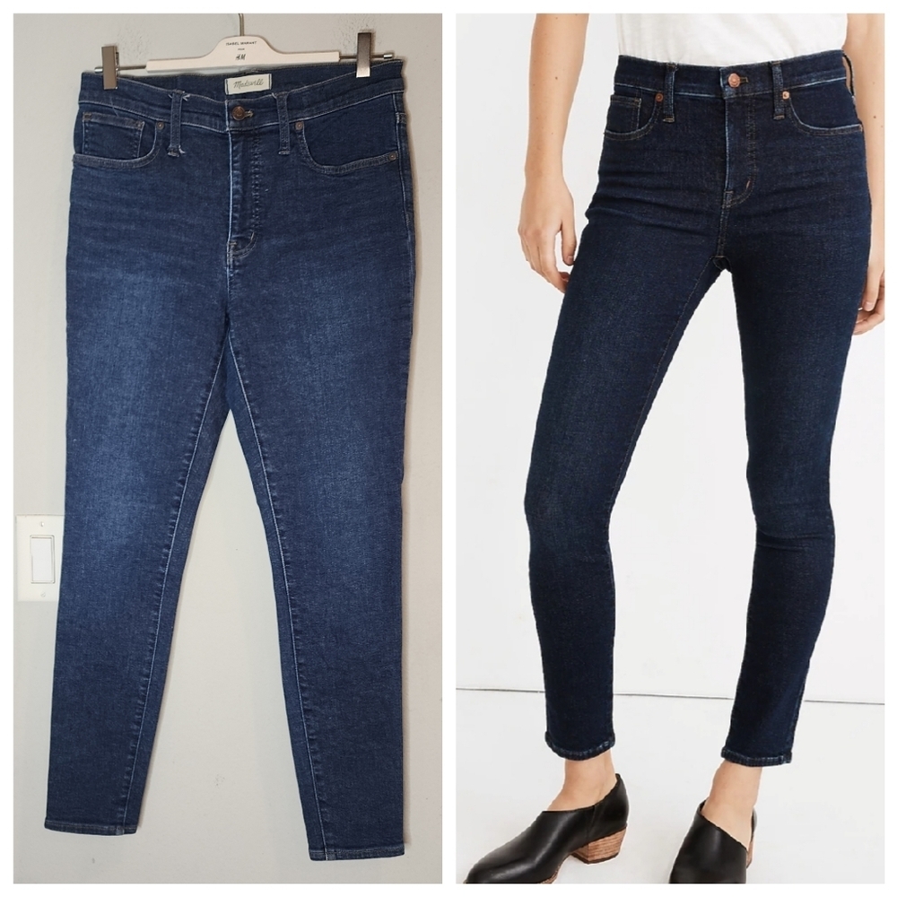 Madewell 9"‎ Mid-Rise Skinny Jeans Tencel Denim Edition Size 30 (10)